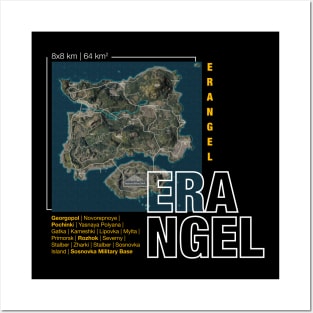 Erangel Map Posters and Art